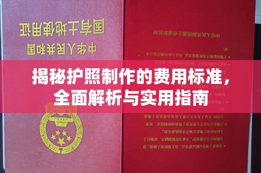 钦州揭秘护照制作的费用标准，全面解析与实用指南